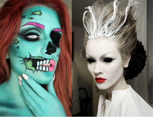 Гипнотический макияж на Halloween