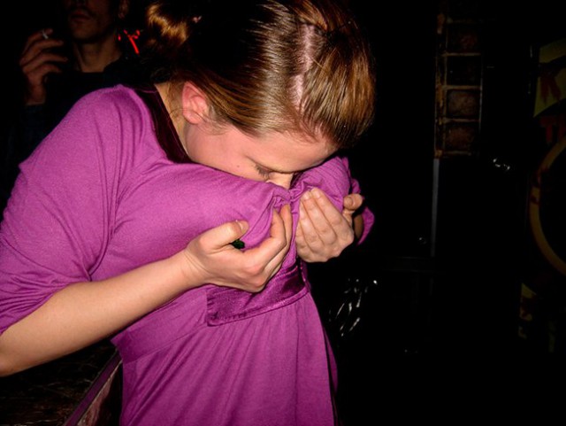 Девушки отметили 8 марта