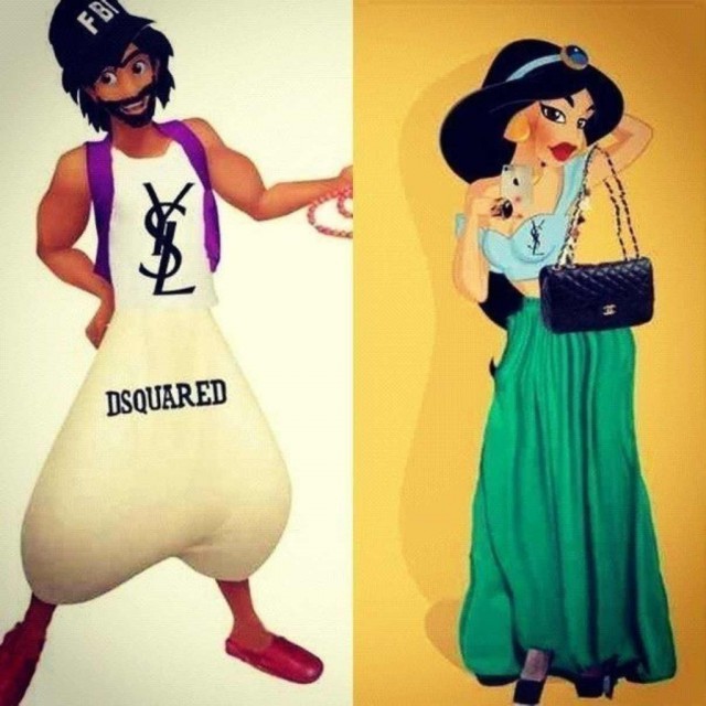 Алладин и Жасмин в наше время