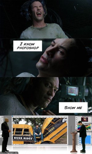 Знания фотошопа