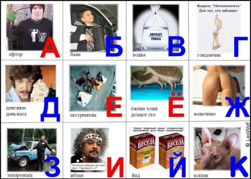 Азбука падонкав