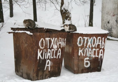 У каждого класса свои отходы