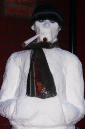 Гопо-снеговик