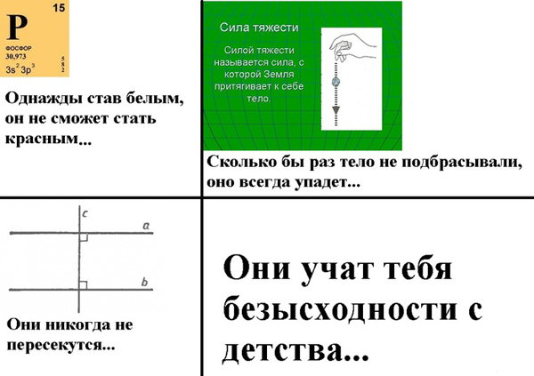 Безысходность с самого детства