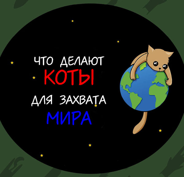 Что делают коты для захвата мира