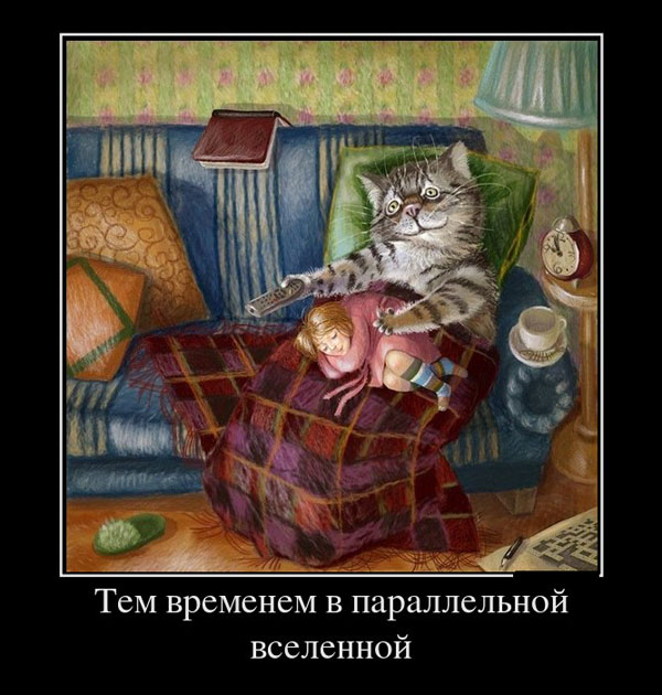 ТОП лучших демотиваторов "Где-то в параллельной вселенной"