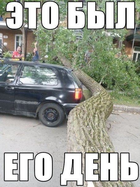 Прикольный мем про удачный день
