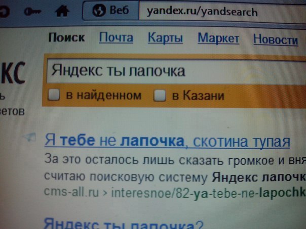 Яндекс, ты лапочка!