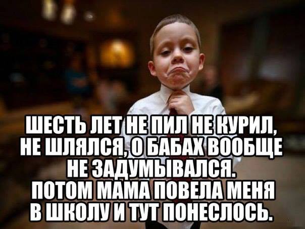 Прикол о пагубном влиянии школы