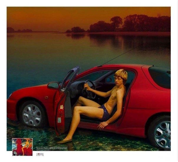 Шедевры живописи в современной обработке с Mazda